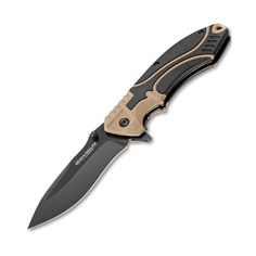 BK01RY307 Advance Desert Pro - нож складной, чёрно-песочная пластиковая рук-ть, сталь 440C Boker