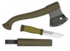 Набор Morakniv Outdoor Kit MG, нож Mora 2000 (Green)+топор