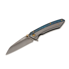 BK01RY288 Cobalt - нож складной, 440A, двухцветная металл.рукоять Boker