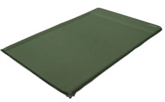 Коврик самонадувающийся Сплав Maxi Camp Double 3.8 (олива) (198x130x3.8)