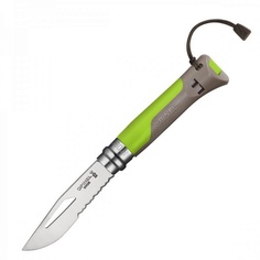 Нож Opinel №8 Outdoor Earth, нержавеющая сталь, зеленый