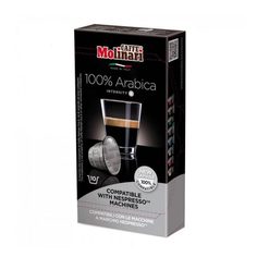 Капсулы Molinari 100% Arabica для кофемашин Nespresso 10 капсул