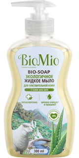Жидкое мыло BioMio с гелем алоэ вера 300 мл