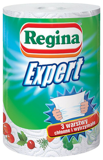 Бумажные полотенца Regina expert трехслойные 23*23 см 1 штука