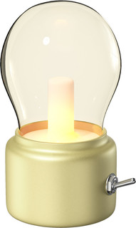 Настольная лампа HRS Bulb Lamp со встроенным аккумулятором (Золотистый)