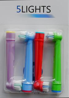 Насадка для электрической зубной щетки 5Lights для Oral-B EB-10A 4 шт 4 цвета