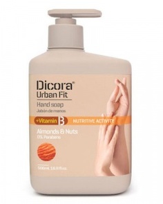 Жидкое мыло для рук Dicora Almonds & Nuts с витамином В 500 мл