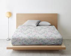 Простыня на резинке из поплина "Ночь Нежна" Сантана, Размер: 120 х 200