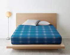 Простыня на резинке из поплина "Ночь Нежна" Сван, Размер: 200 х 200