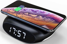 Беспроводное зарядное устройство Gsmin A69 + Qi (15W, 5-12v, 2A) Black