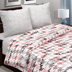 Постельное бельё "Insigh" поплин, Турне, Размер: 2.0 евро простыня Традиция