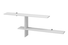 Настенная полка Hoff Веста 1, белый поры дерева