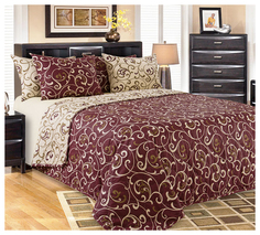 Покрывало стеганое "Вензель" из перкали 240х210 Текс Дизайн