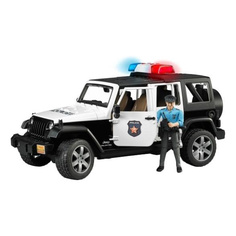 Внедорожник Bruder Jeep wrangler unlimited rubicon Полиция с фигуркой