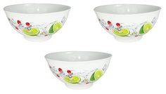 Набор салатников "Лайм" 1,0л 3шт. Солнечногорская керамика