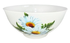 Салатник "Ромашка" 1,0л 1шт. Солнечногорская керамика