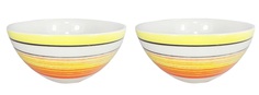 Набор салатников "Полоска" 0,5л 2шт. Солнечногорская керамика
