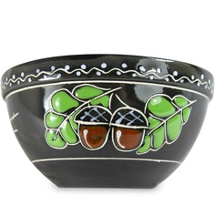 Салатник "Дубочки" 0,5л. 1шт. Солнечногорская керамика