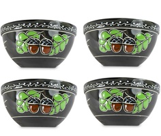 Салатник "Дубочки" 0,5л. 4шт. Солнечногорская керамика