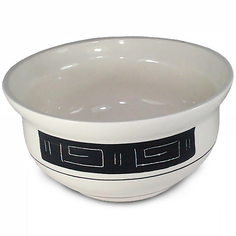 Миска "Греция" (белый фон) 0,8л. 1шт. Солнечногорская керамика