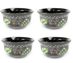 Набор салатников серии "Дубочки" 0,8л. 4шт. Солнечногорская керамика