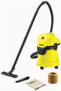 Строительный пылесос с контейнером для пыли Karcher WD 3