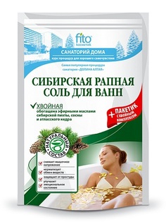 Соль для ванн ФИТОкосметик Сибирская Хвойная 500+30 мл Fitoкосметик