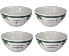 Салатник "Листок " 0,5л. 4шт. Солнечногорская керамика