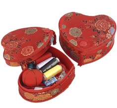 Подарочный набор для шитья в шкатулке в форме сердца MyPads M-156 518 красивый и полезный