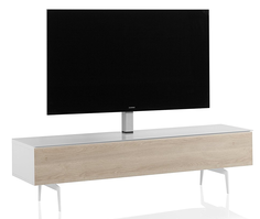 Тумба под телевизор приставная SONOROUS ST 361F WHT MOL SL 165х45х87 см, белый