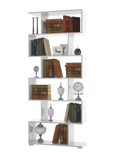 Стеллаж Слим Белый матовый НК Мебель