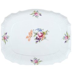 Поднос 40 х 32 см прямоугольный Thun "Бернадотт Полевой цветок" 025726