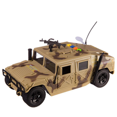 Машинка 1:16 Военная пластмассовая инерционная со звуковыми и световыми эффектами WY610B A Btoys