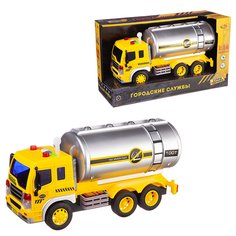 Машинка инерционная ABtoys Автоцистерна 1:16, 32.5x12x19 см C-00454