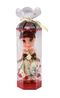 Кукла ABtoys Emily мини в прозрачной коробочке (темные волосы) , 16,5см QJ086A Jiangsu Holly Everlasting Inc.