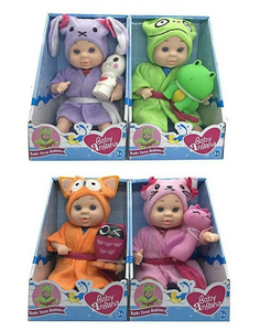 Пупс ABtoys Baby Ardana 23см, в банном халате и игрушкой Зайка, в коробке A361 Jiangsu Holly Everlasting Inc.
