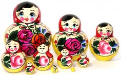 Семёновская матрёшка (10 мест, 15 см) No Brand