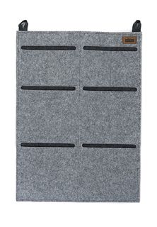Органайзер для хранения подвесной "CLASSIC", светло-серый, 45х60см EVA