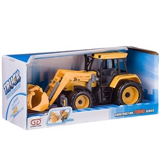 Машинка Трактор, пластмассовая, инерционная, 28x11,5x12см 9998-7 Junfa Toys