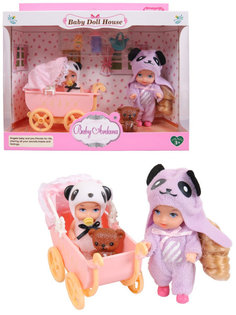 Игровой набор Baby Ardana Дома у сестренок (в спальне с коляской), с аксессуарами A588 Jiangsu Holly Everlasting Inc.