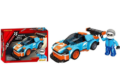 Конструктор Junfa Linoos Гоночная машина Морской дракон, 170 деталей WZ-B4738