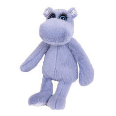 Реснички. Бегемотик серо-голубой 20 см, игрушка мягкая M5127 Junfa Toys