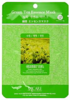 Маска для лица Mijin Green Tea Essence Mask 23 г