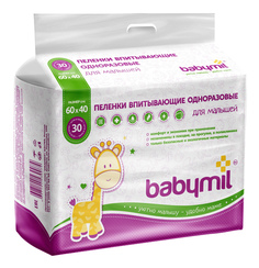 Пеленки для детей Babymil Эконом 60 х 40 см 30 шт.