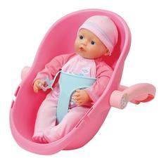 Кукла Zapf Creation My Little Baby Born и кресло-переноска, 32 см