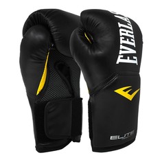 Боксерские перчатки Everlast Elite ProStyle черные 12 унций