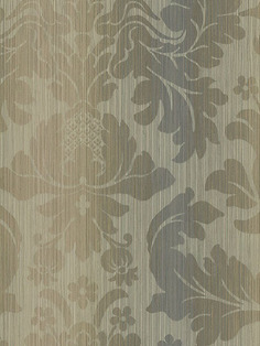 Дизайнерские обои Seabrook TAPESTRY, США, бумага/акрил, моющиеся, Серые, 0,52х10м
