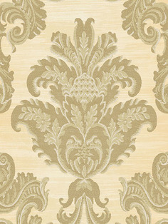 Дизайнерские обои Seabrook TAPESTRY, США, акрил/бумага, моющиеся, Желтые, 0,52х10м