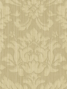 Дизайнерские обои Seabrook TAPESTRY, США, акрил/бумага, моющиеся, Бежевые, 0,52х10м