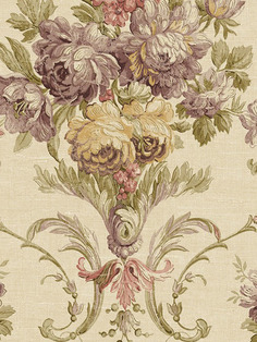 Дизайнерские обои Seabrook TAPESTRY, США, акрил/бумага, моющиеся, Бежевые, 0,52х10м